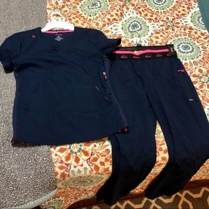 Koi lite navy scrubs